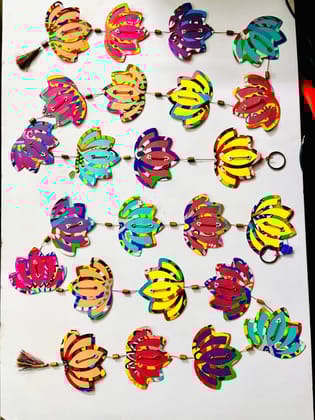 Handcrafted Lotus Paper Bunting