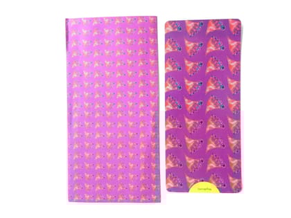 Lakshmi Padam Gift Envelopes and Card - purple