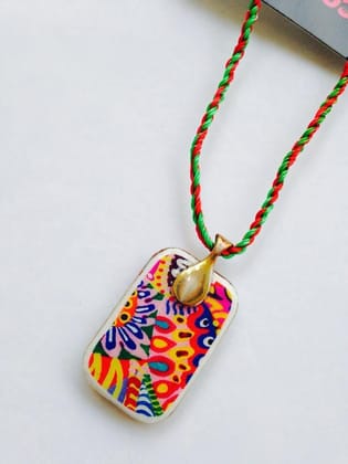 Sunshine Rounded Cuboid Glass Pendant