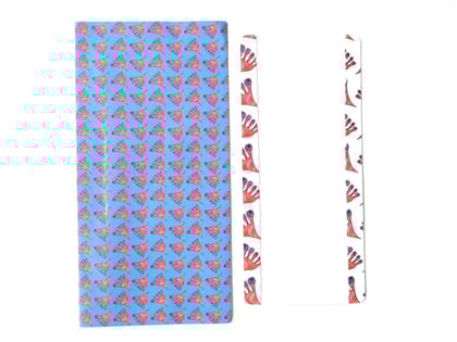 Lakshmi Padam Gift Envelopes and Card - blue 3