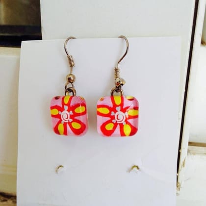 Flora Glass Earrings