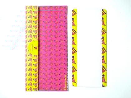 Lakshmi Padam Gift Envelopes and Card - light blue 2