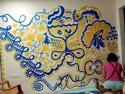 “The Sunshine Mural - Life goes on”, Hyderabad “The Sunshine Mural - Life goes on”, Hyderabad