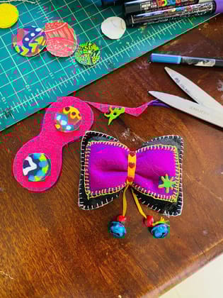 The Naughty Monster Bowtie - Black Currant The Naughty Monster Bowtie - Black Currant