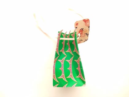 Festive Green Gift Bag - Small