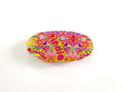 Colorama Oval India Wooden Magnet