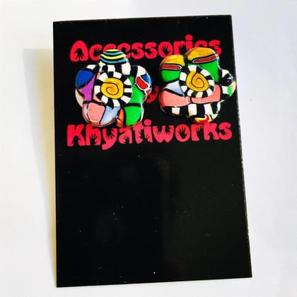 ONE - LIKE - ME Series - FLOR Clay Earrings