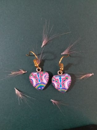 GRACE OF HEART GLASS EARRINGS