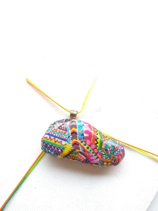 Psychedelic awesomeness handmade Pendant number 3