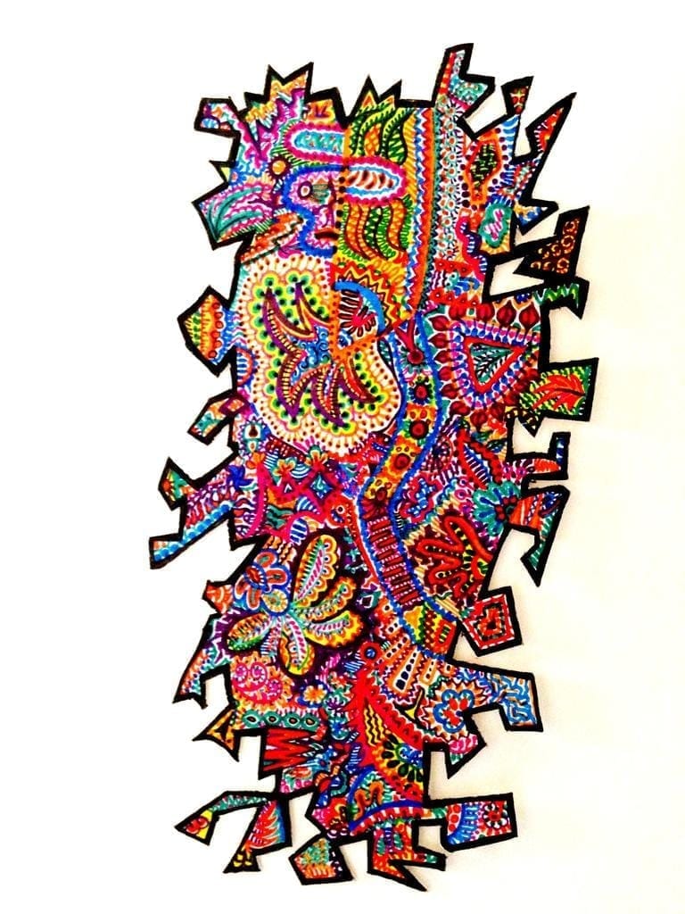 StructurA - Handpainted Bookmark