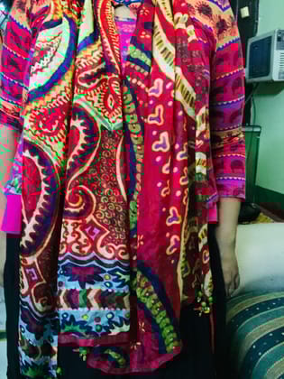 2 silk stoles - Ethereal and Vibgyorise