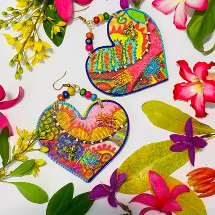 Heartsy Chunky Heart Earrings