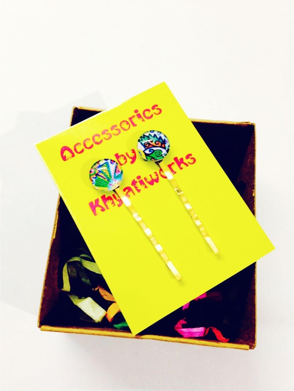 green island round hair pins