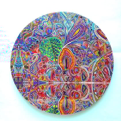 Of What We Are Round Placemat