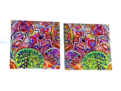 OF WHAT WE ARE ARTWORK COASTERS - SET OF 2