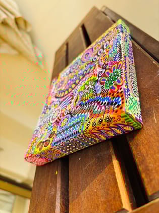 Garden of Cosmic Whimsy - Acrylic on Canvas