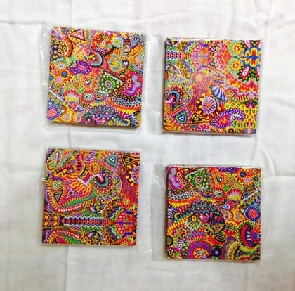 When Colors Speak Ceramic Coasters - Set of 2