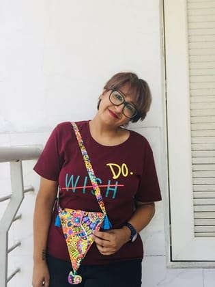 Triangle Pouch Sling Bag