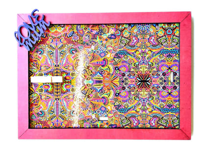 When Colors Speak Photo Frame with Magenta Borders - Mom's Special