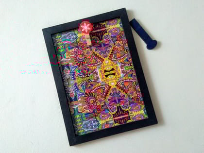 Spring Fiesta Artwork Photo Frame with Black Border