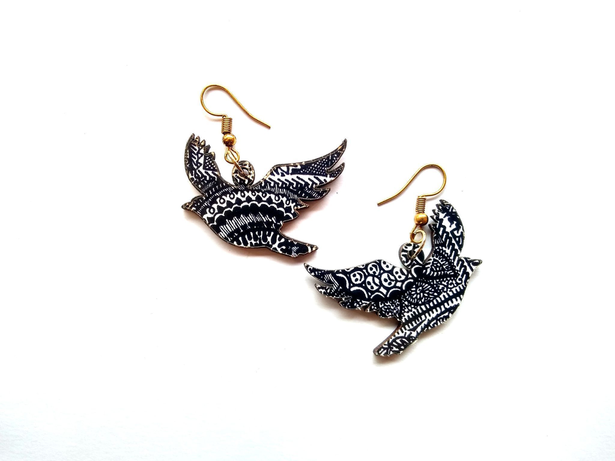 ILLuminati Flying Birds Earrings
