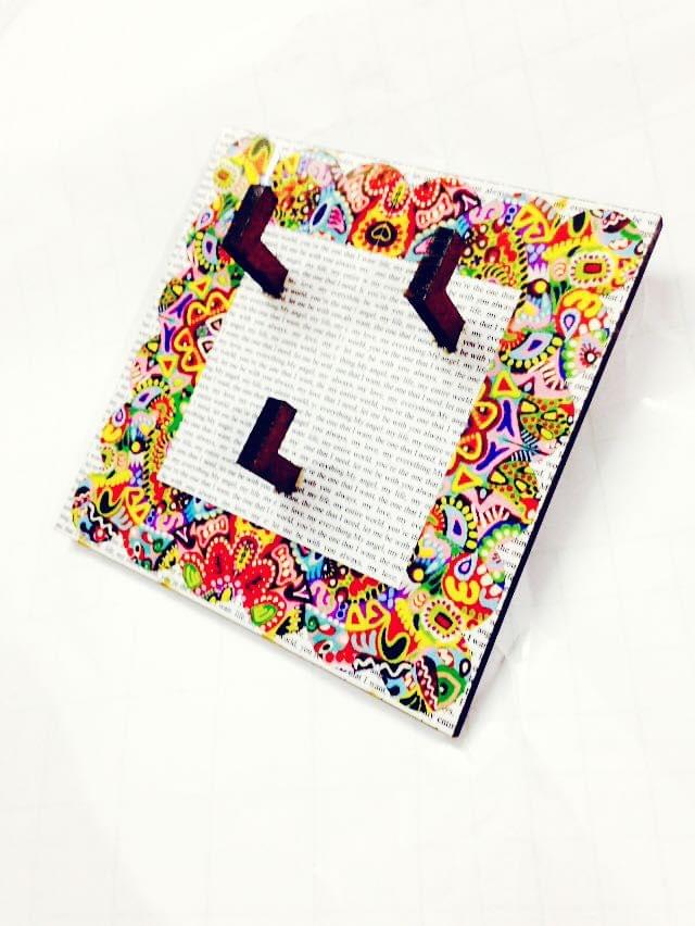 Key Holders - Square Text Base With Colorisma Artwork Frame