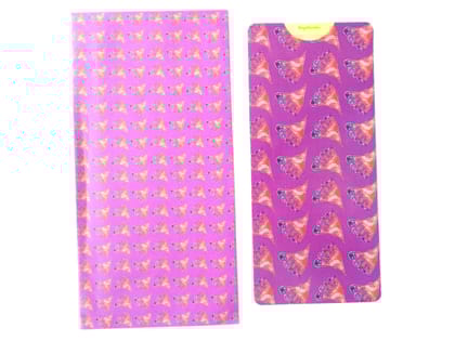 Lakshmi Padam Gift Envelopes and Card - purple 3
