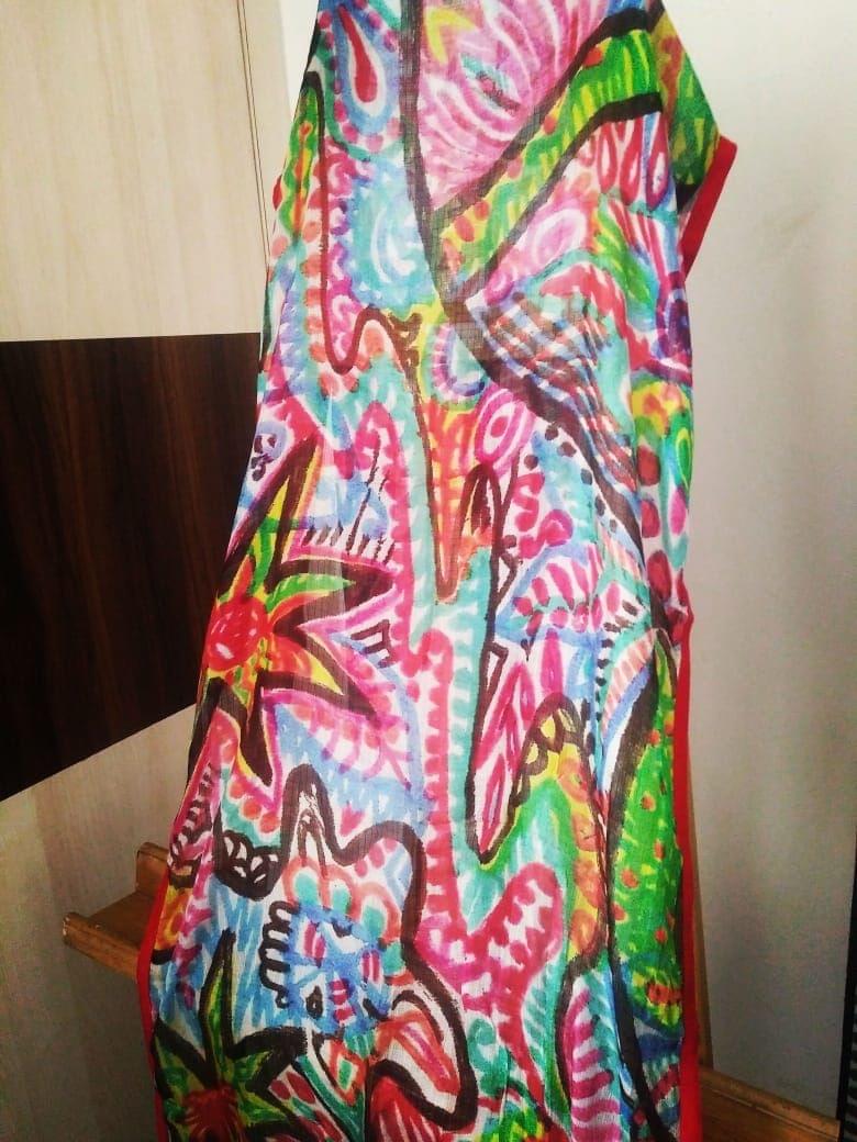 It's All Connected ' Kota Silk Stole