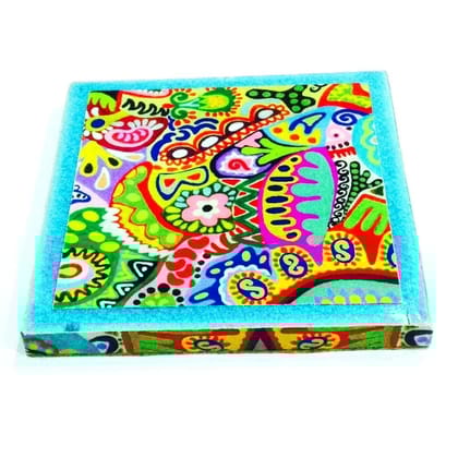 Colorama Sky Blue Ceramic Coasters - Set of 2