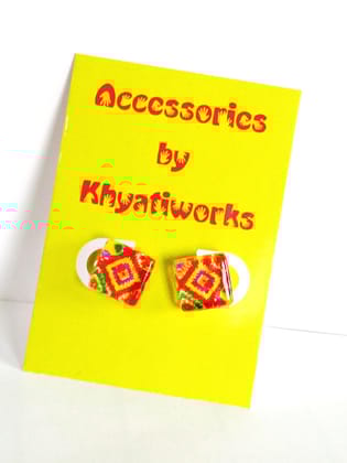 The Phulkari Series - Square Studs