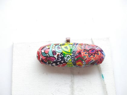 Psychedelic awesomeness handmade Pendant number 4