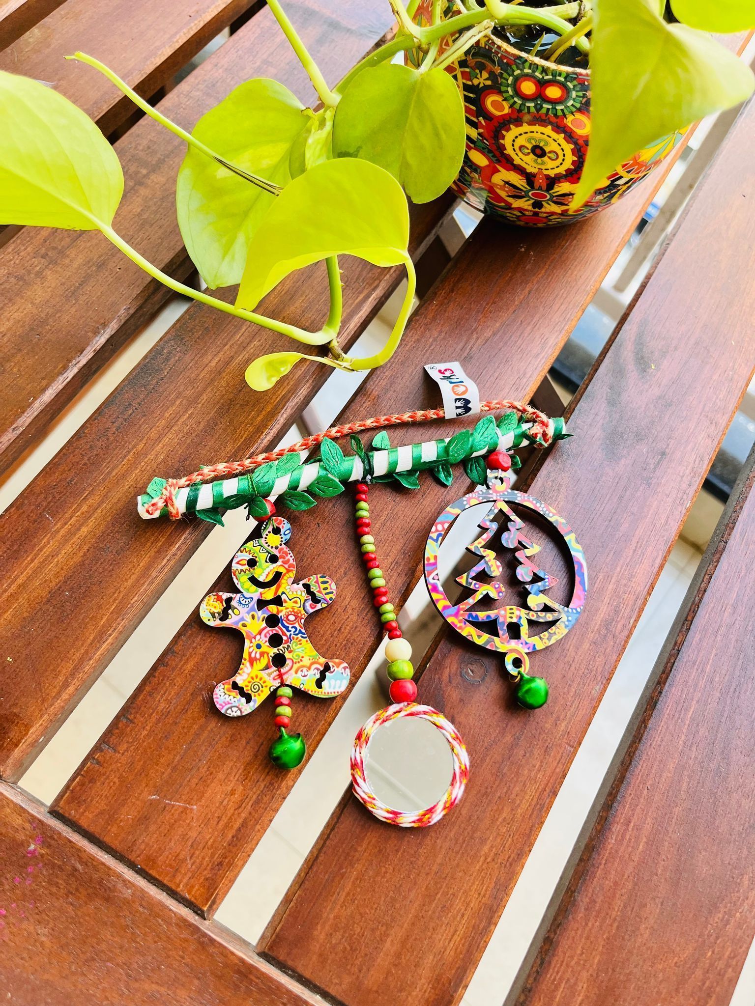 XMas special hangings - gingerbread man and tree - for door or wall