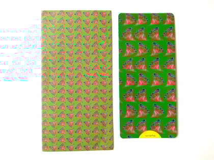 Lakshmi Padam Gift Envelopes and Card - green