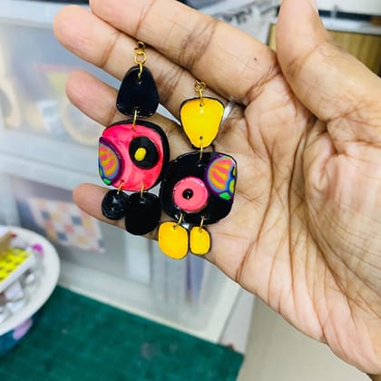 HappyGoLucky Clay Earrings
