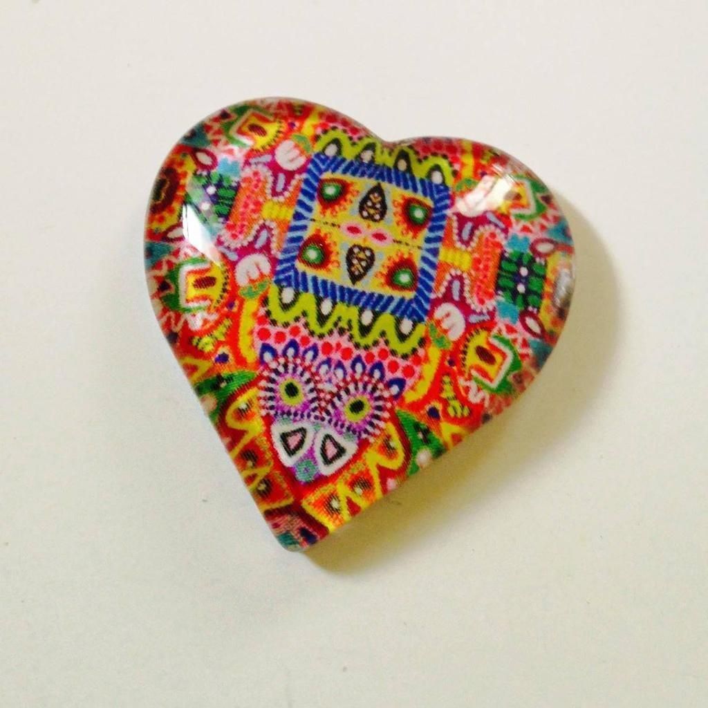 I have a BIG HEART Glass Pendant