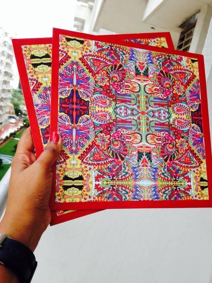 Spring-Fiesta Square Table Mats