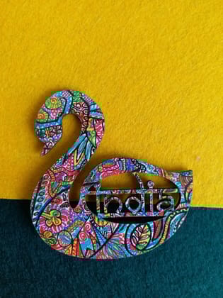 FRIDGE MAGNETS SWAN SHAPED- INDIA