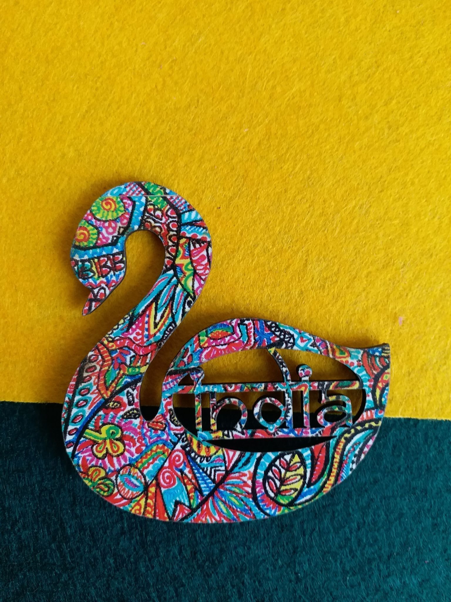 FRIDGE MAGNETS SWAN SHAPED- INDIA