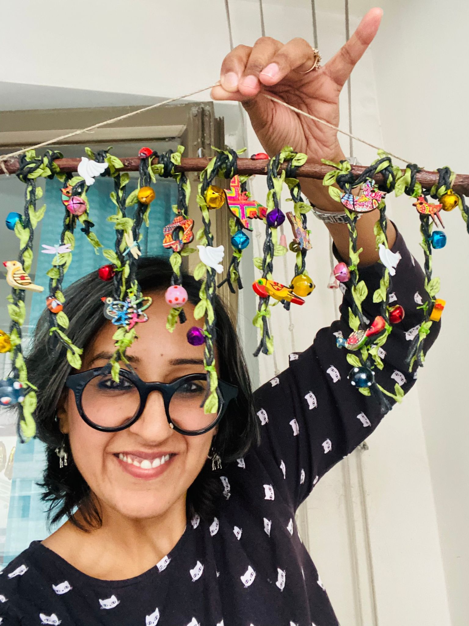 Chirpy tales of beatitude - wall hanging