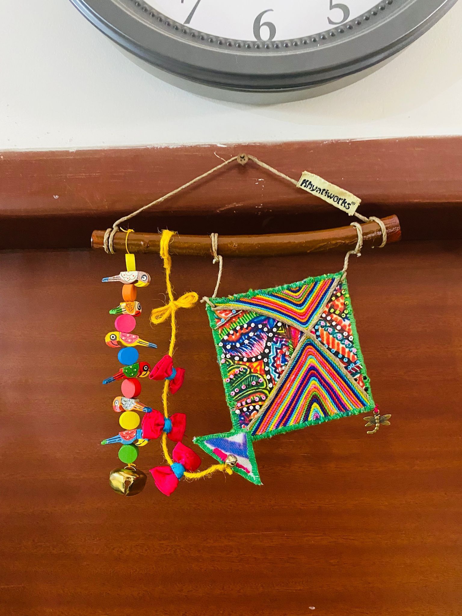 ‘Atang Patang’ Mini Hanging - Green